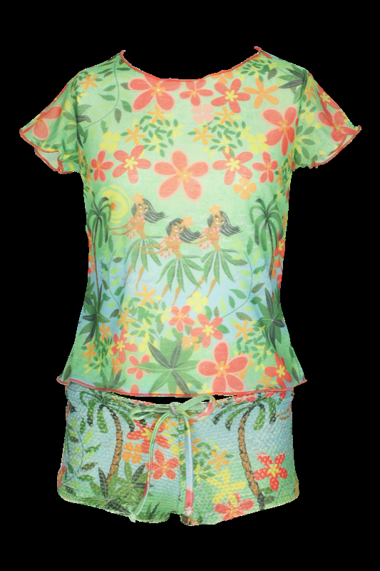 KINDER Baby Short Hula in grün Schlussverkauf