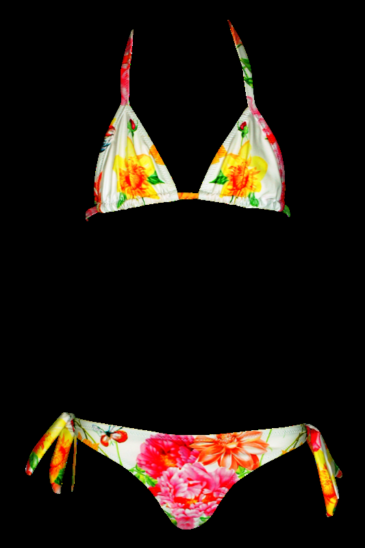 KINDER Baby Bikini Pavone in weiß Fabrikverkauf