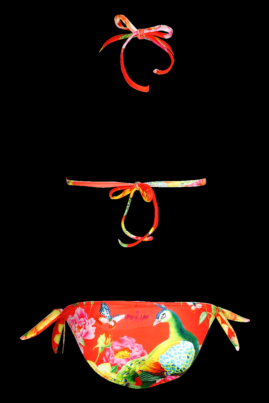 KINDER Baby Bikini Pavone in rot Meist gekauft