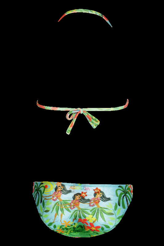 KINDER Baby Bikini Hula in grün Sonderangebot