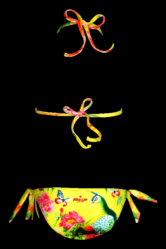 KINDER Baby Bikini Pavone in gelb Rabatt