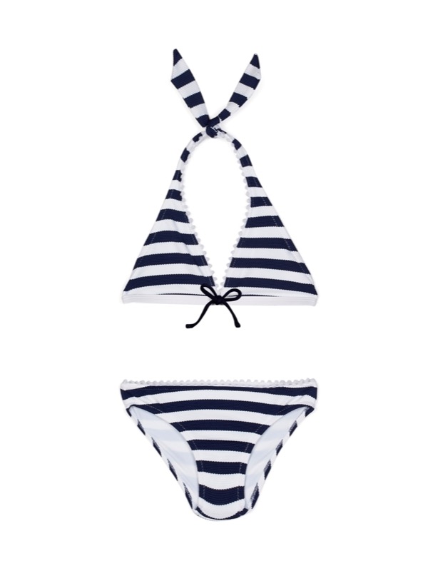 KINDER Girls Lilly& Poppy Bikini Blue/White Exklusive Angebote