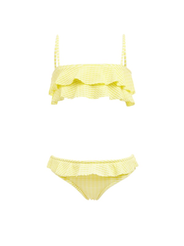 KINDER Baby Noemie Bandeau Bikini Yellow Letzte 2 Tage