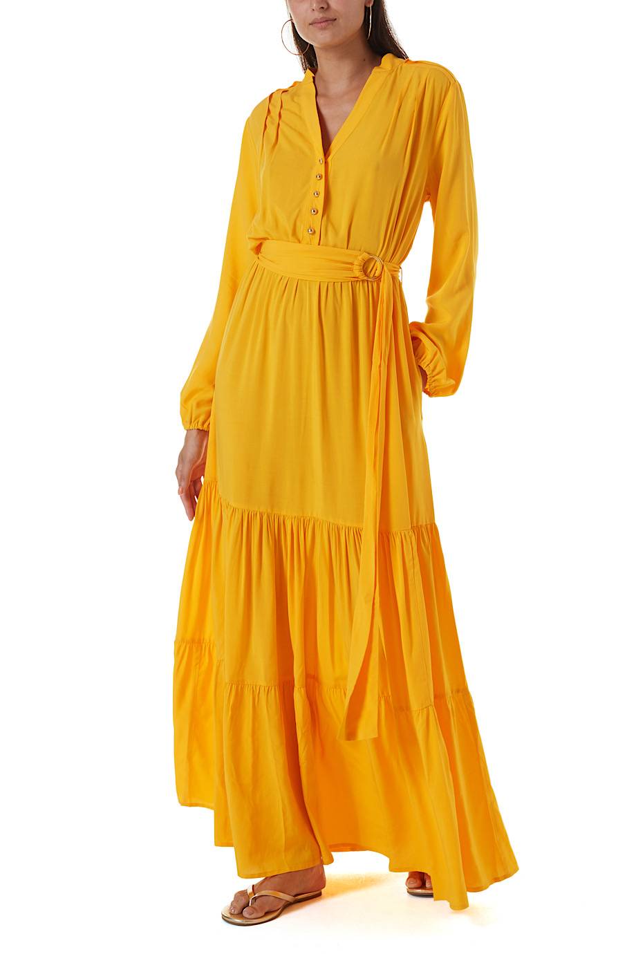 SALE Sonja Maxikleid Gelb Bis zu 60% Rabatt