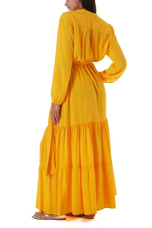 SALE Sonja Maxikleid Gelb Bis zu 60% Rabatt