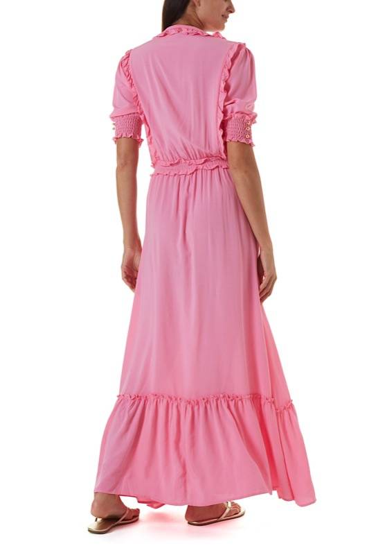 SALE Talitha Maxikleid Rose Vierteljährliche Förderung