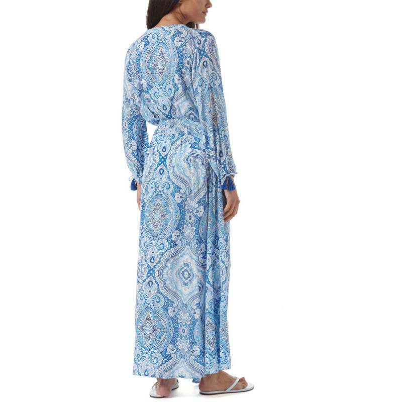 SALE Gabby Mantel Paisley Blue Clearance-Verkauf