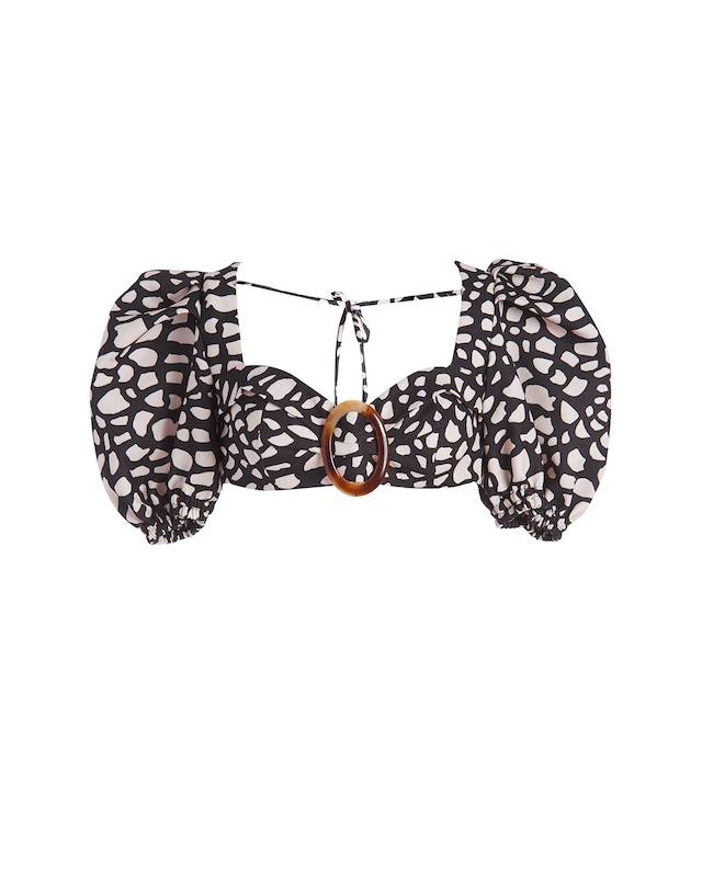 SALE Spotted Cropped Top zollfrei