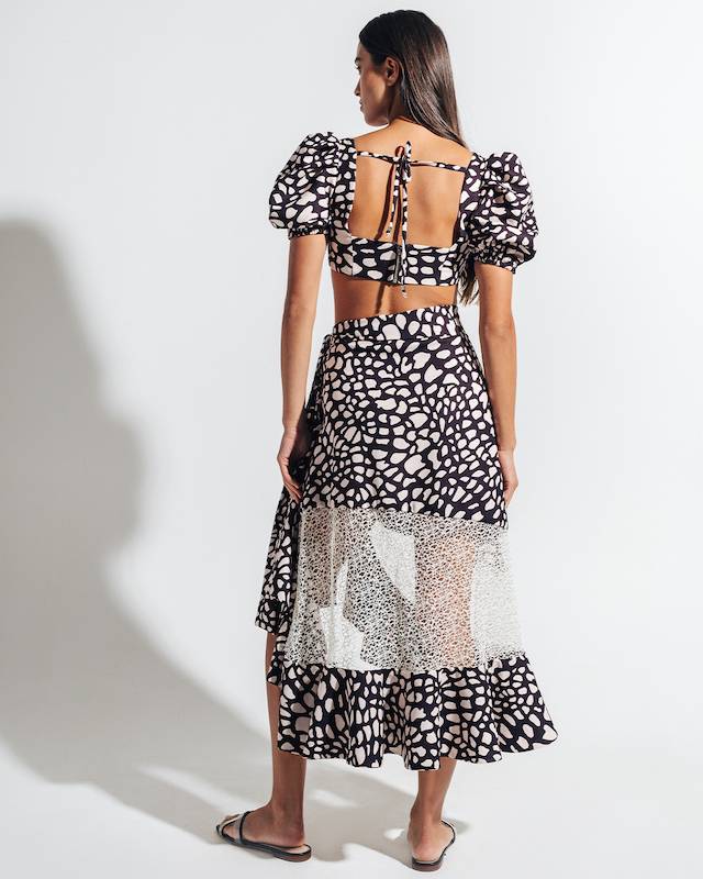 SALE Spotted Cropped Top zollfrei