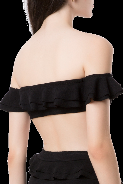 SALE Hopi Padded Bandeau Bikini Schwarz Preisnachlass