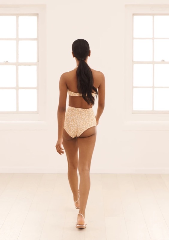 SALE Chiara Padded Bandeau Bikini Dotty Sand Jubiläumsangebot