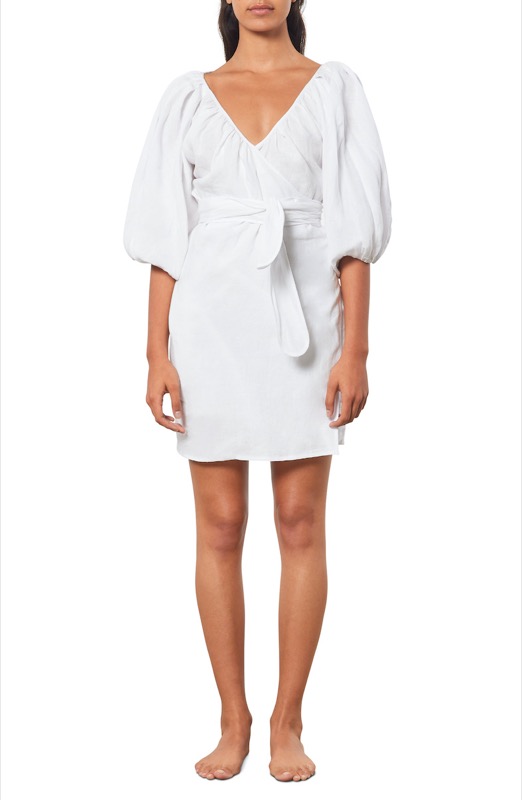 SALE Coletta Minikleid Weiß Bis zu 65% Rabatt