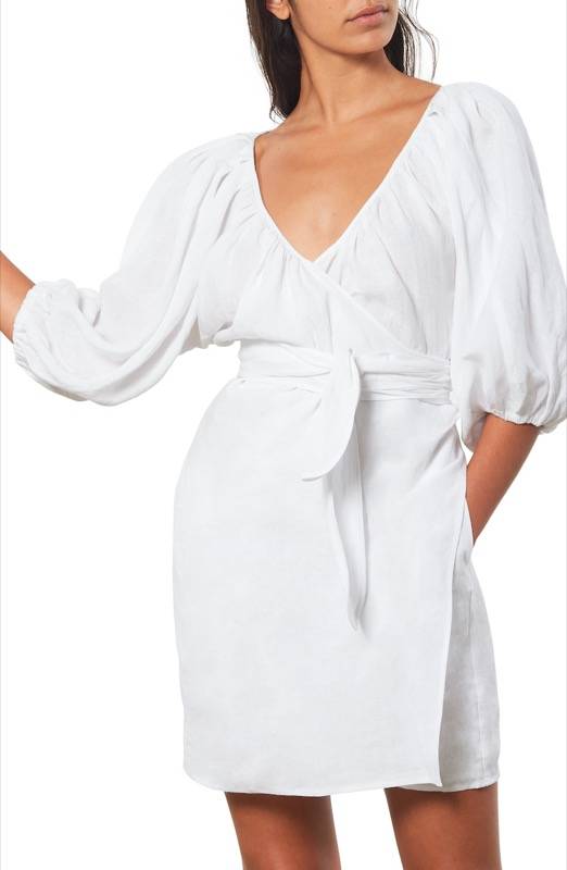 SALE Coletta Minikleid Weiß Bis zu 65% Rabatt