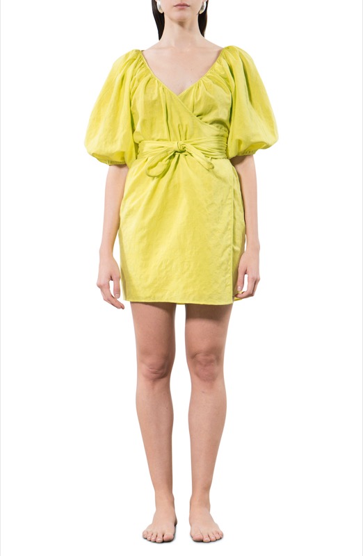 SALE Coletta Minikleid Citrus Sonderangebot der Fabrik