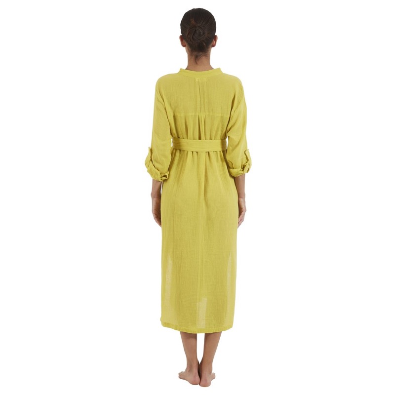 SALE Oku Kaftan Gelb Sonderangebot