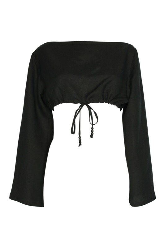 SALE Leinen Crop Top Muttertagsangebot
