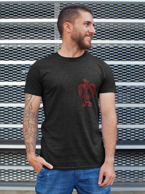 Nastrovje Potsdam Vikings Welcome To Valhalla Herren T-Shirt schwarz zollfrei