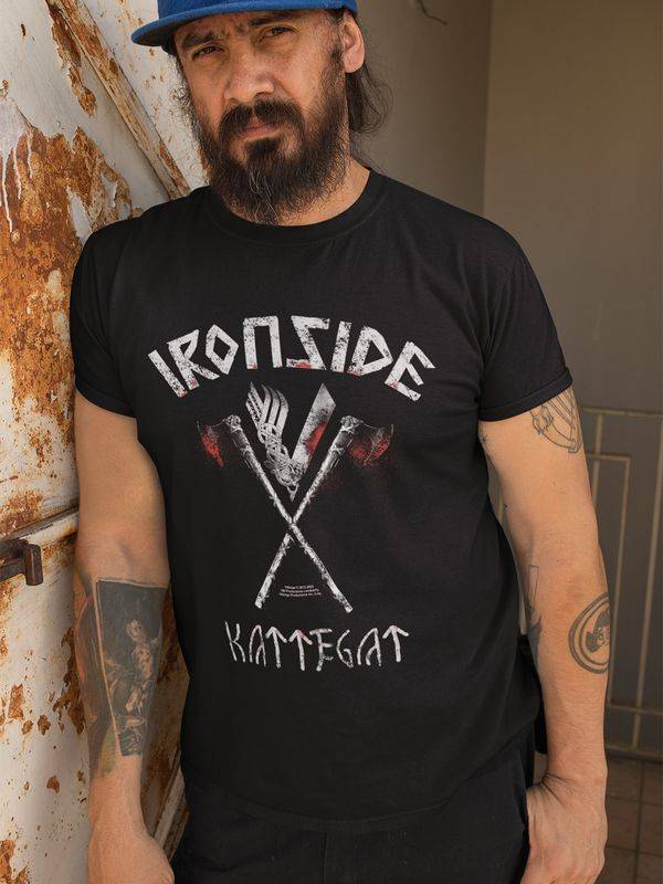 Nastrovje Potsdam Vikings Ironside Herren T-Shirt schwarz Rabatte dieses Monats