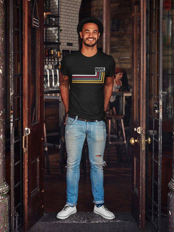 Nastrovje Potsdam Marvel Stripes Herren T-Shirt dunkelblau Angebote