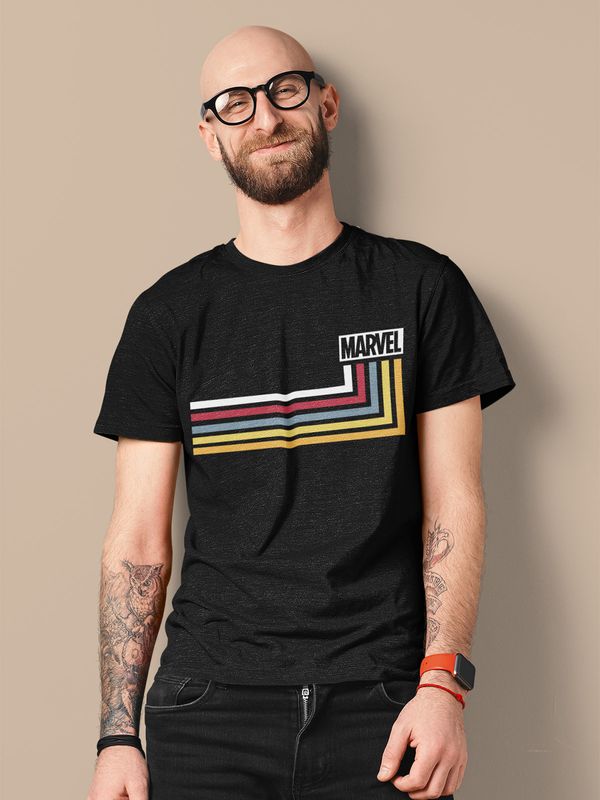 Nastrovje Potsdam Marvel Stripes Herren T-Shirt dunkelblau Angebote
