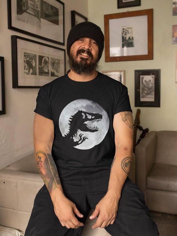 Nastrovje Potsdam Jurassic Park Moonlight Herren T-Shirt schwarz Hotsell