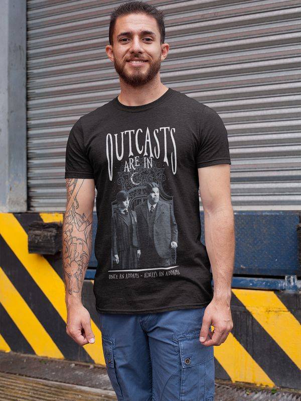 Nastrovje Potsdam Wednesday Outcasts Are In Herren T-Shirt schwarz Fabrikverkauf
