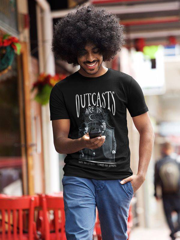 Nastrovje Potsdam Wednesday Outcasts Are In Herren T-Shirt schwarz Fabrikverkauf