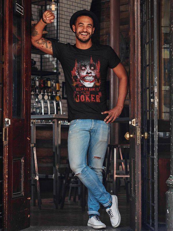 Nastrovje Potsdam Batman Burn Herren T-Shirt schwarz Limitierter Zeitrabatt