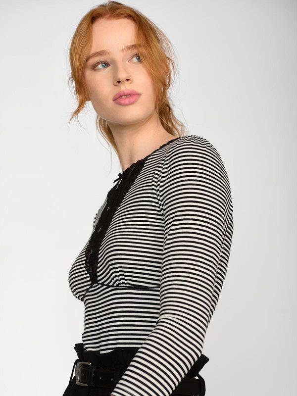 Nastrovje Potsdam Vive Maria Ahoi Summer Damen 3/4-Arm-Shirt schwarz/creme Rabatt