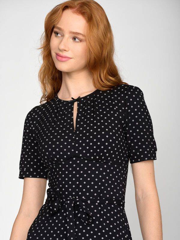 Nastrovje Potsdam Vive Maria Vintage Èmelie Damen A-Linien-Kleid schwarz allover Exklusivangebot
