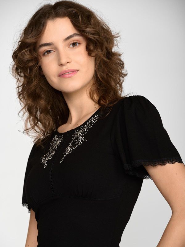 Nastrovje Potsdam Vive Maria Chez Marie Damen T-Shirt schwarz Preisnachlass