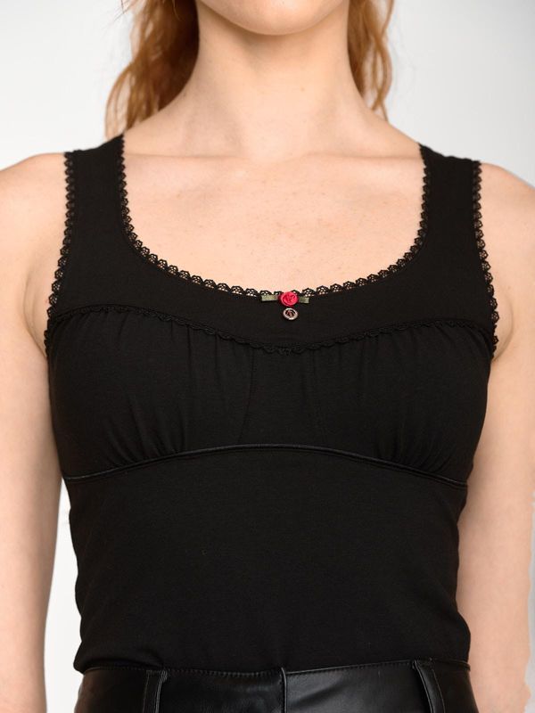 Nastrovje Potsdam Vive Maria Summer Lolita Damen Trägertop schwarz Valentinstagsangebot