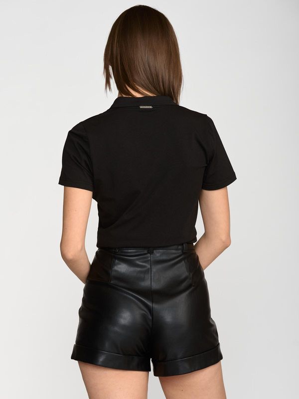 Nastrovje Potsdam Pussy Deluxe Classic Black Damen Kurzarmbluse schwarz Exklusive Angebote