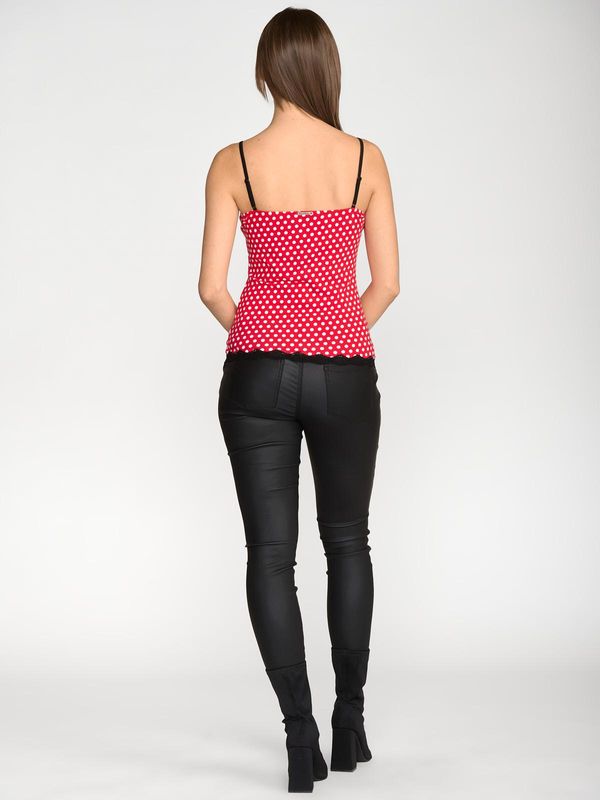 Nastrovje Potsdam Pussy Deluxe Dotties Classic Top female rot allover Blitzangebot