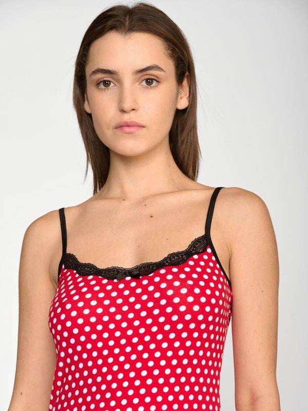 Nastrovje Potsdam Pussy Deluxe Dotties Classic Top female rot allover Blitzangebot