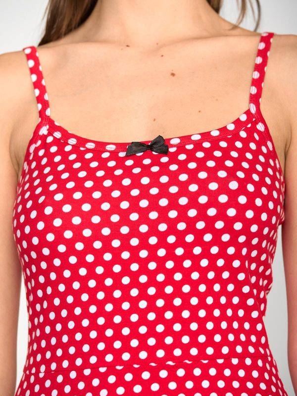 Nastrovje Potsdam Pussy Deluxe Dotties Classic Dress female rot allover Große Rabatte