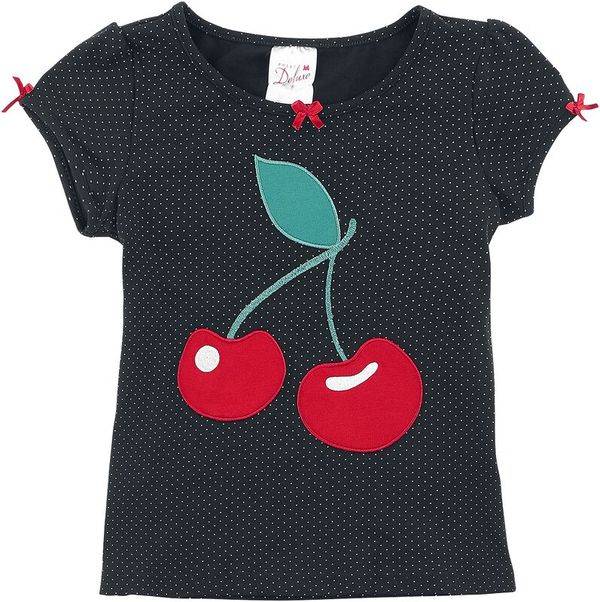 Nastrovje Potsdam Pussy Deluxe Dotties % Cherry Girl Kinder Schlafanzug schwarz allover Wochenangebot
