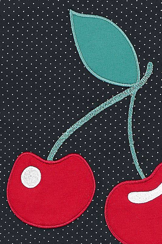Nastrovje Potsdam Pussy Deluxe Dotties % Cherry Girl Kinder Schlafanzug schwarz allover Wochenangebot