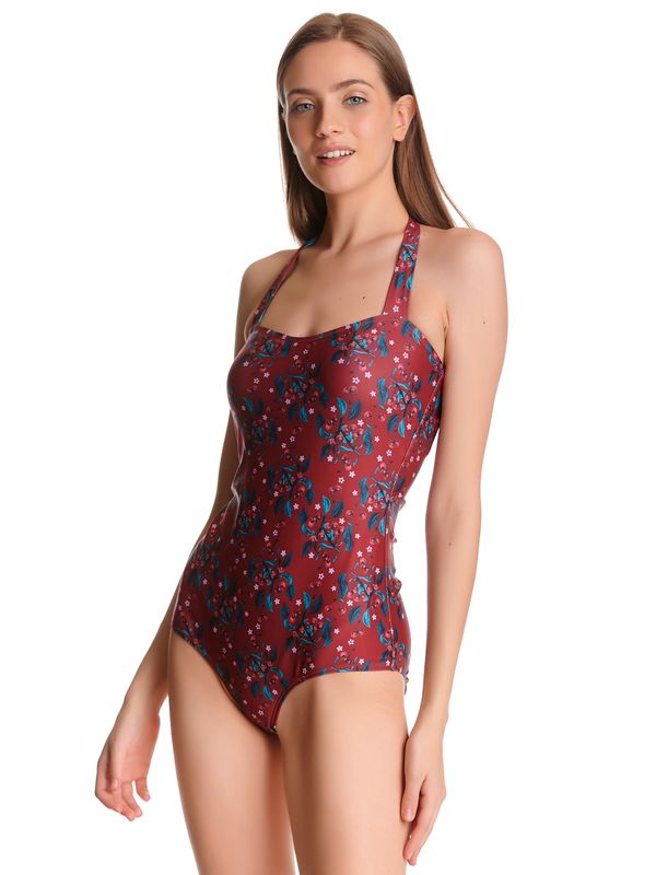 Nastrovje Potsdam Pussy Deluxe Wild Cherry Damen Badeanzug rot allover Letzte 3 Tage