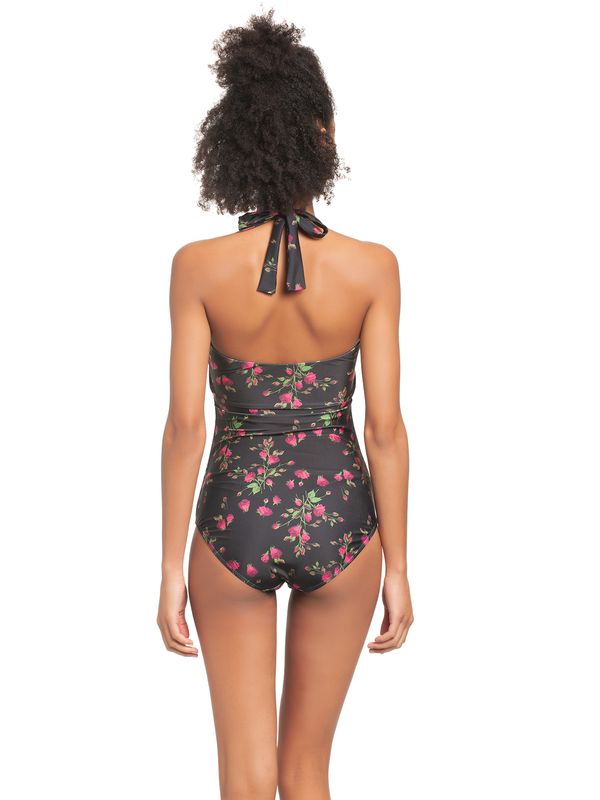 Nastrovje Potsdam Pussy Deluxe Vintage Rose Damen Badeanzug schwarz allover Neueste Stile