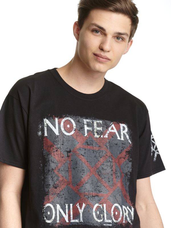 Nastrovje Potsdam Vikings Valhalla No fear only glory Herren T-Shirt schwarz Speichern exportieren