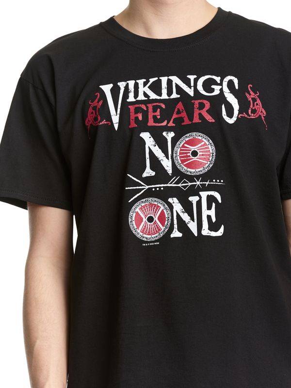 Nastrovje Potsdam Vikings Valhalla Vikings Fear No One Herren T-Shirt schwarz Black Friday Preise