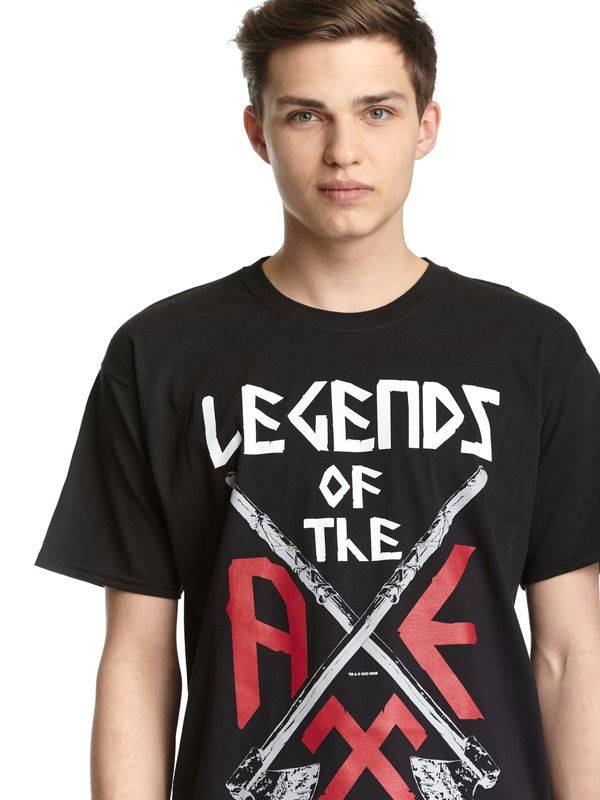 Nastrovje Potsdam Vikings Valhalla Legends of the Axe Herren T-Shirt schwarz zollfrei