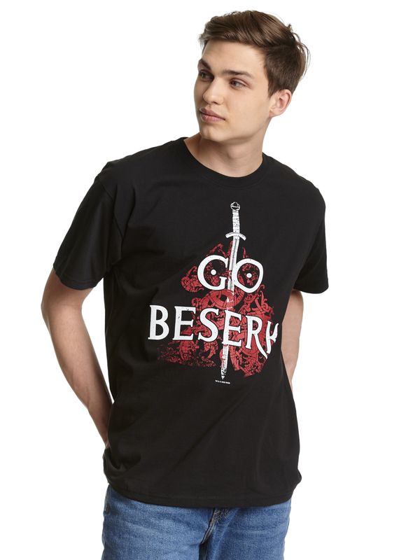 Nastrovje Potsdam Vikings Valhalla Go Beserk Herren T-Shirt schwarz 50% Rabatt für begrenzte Zeit