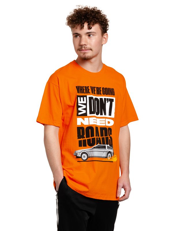 Nastrovje Potsdam Back To The Future We Don&#039;t Need Herren T-Shirt orange 2025