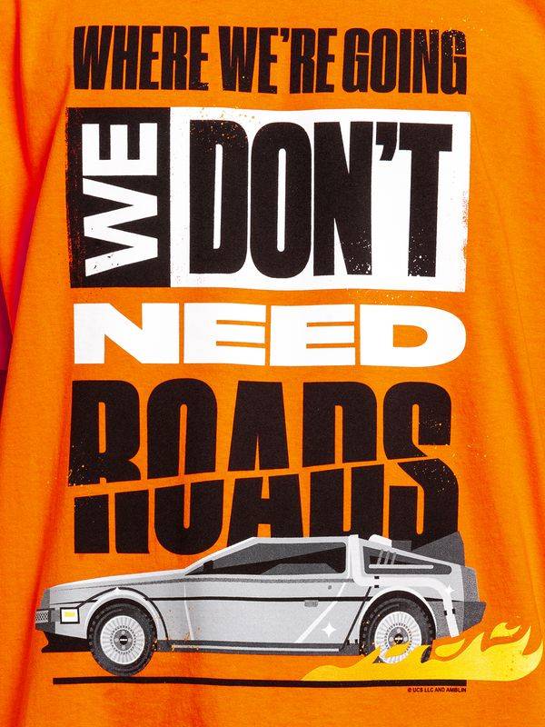 Nastrovje Potsdam Back To The Future We Don&#039;t Need Herren T-Shirt orange 2025