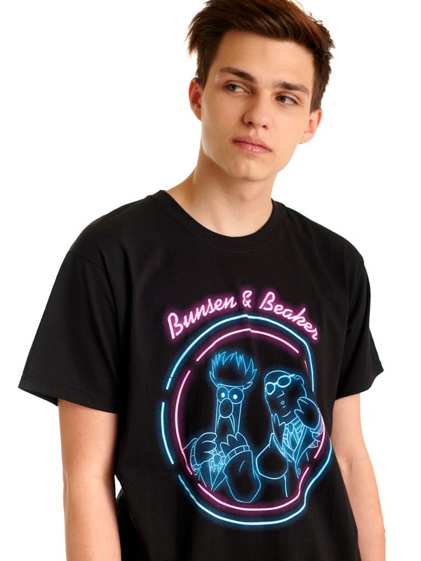 Nastrovje Potsdam The Muppets Bunsen & Beaker Herren T-Shirt schwarz Online