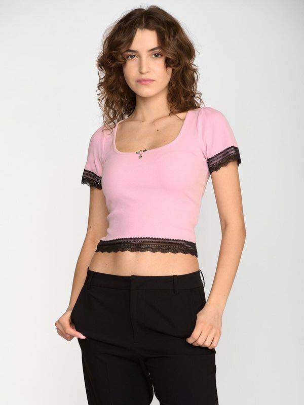 Nastrovje Potsdam Vive Maria Sweet Cropped Shirt Damen T-Shirt rosa Hotsell