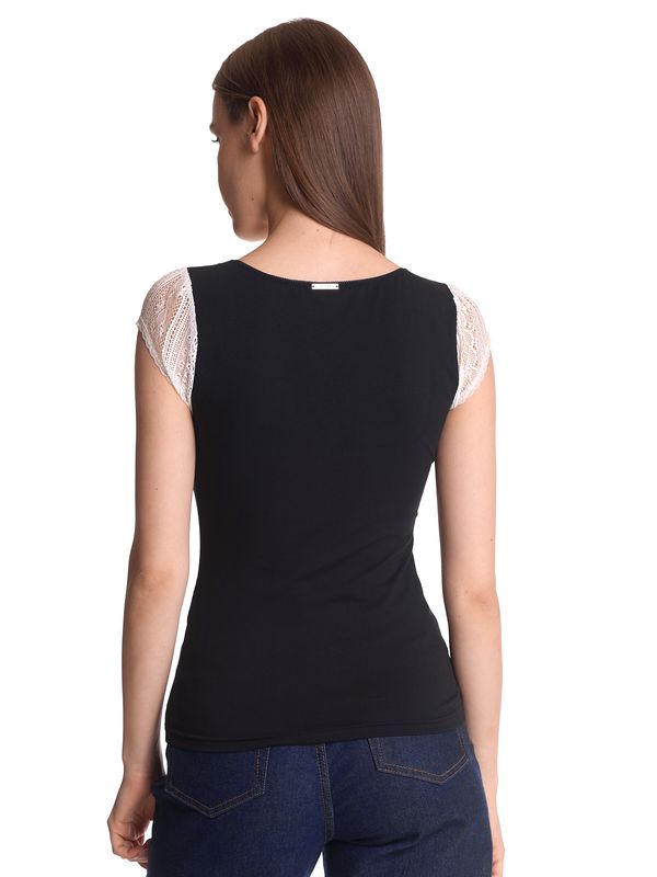 Nastrovje Potsdam Vive Maria Meadow Kiss Damen Spitzentop schwarz/creme Blitzverkäufe