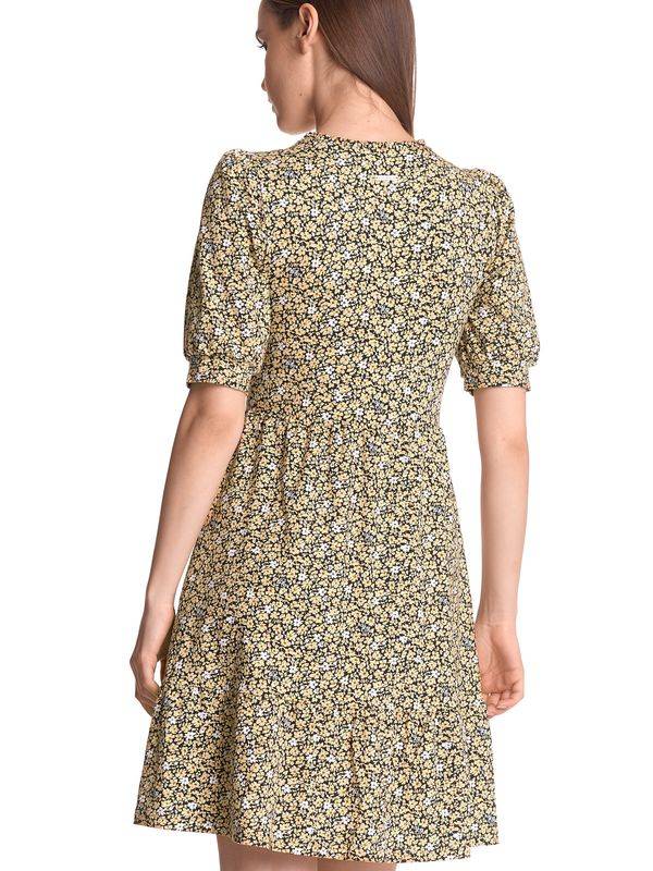 Nastrovje Potsdam Vive Maria Golden Flower Damen A-Linien-Kleid dunkelgelb allover Großer Ausverkauf